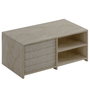 Hanah Home Gord - Travertine Juego de Mesa de Café